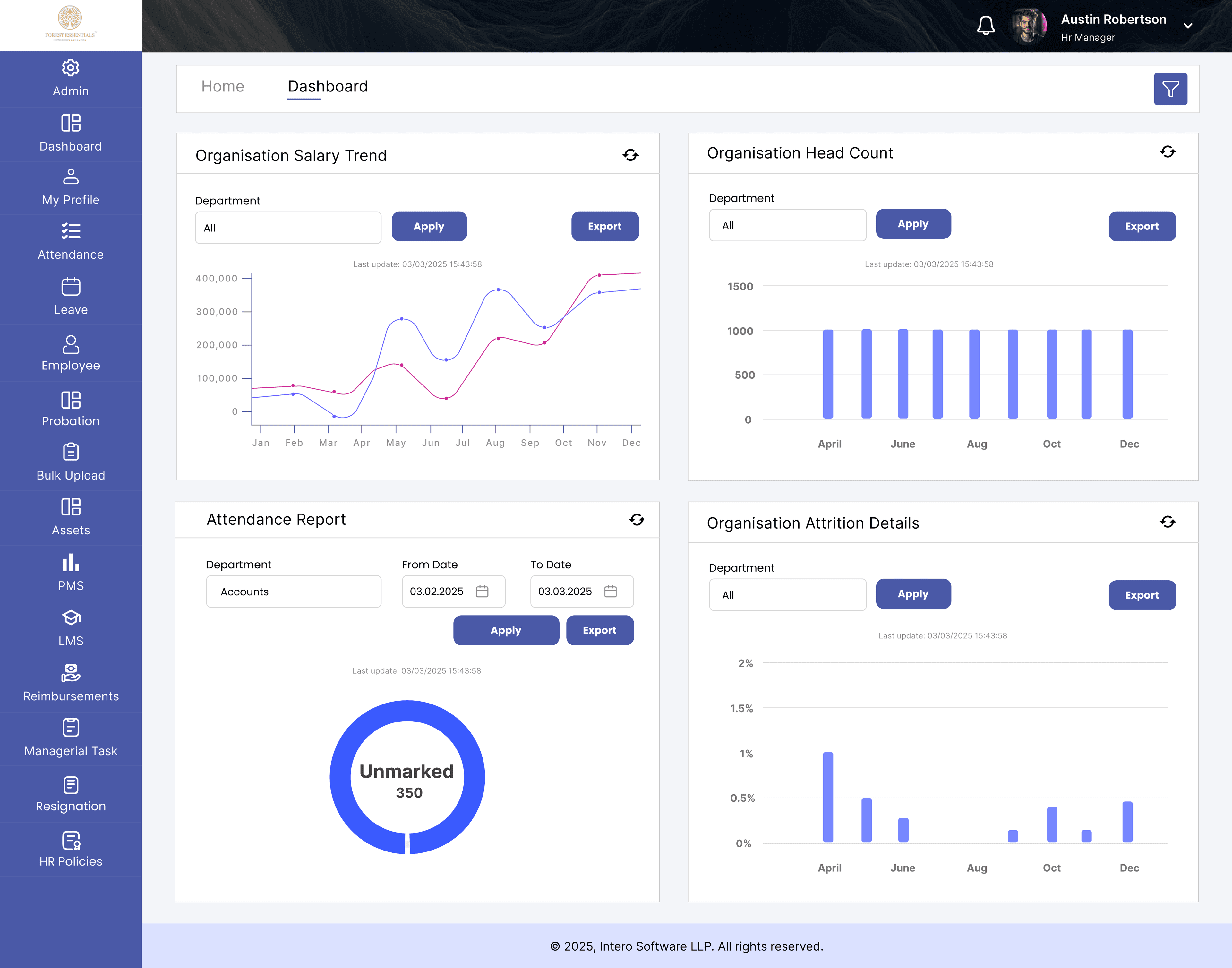 SaaS Dashboard - Web Application